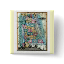 Old 1826 Alabama Map Pin