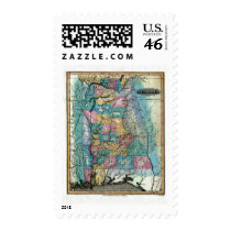 Old 1826 Alabama Map Stamps