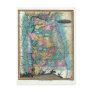 Old 1826 Alabama Map Post Cards