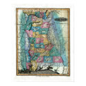 Old 1826 Alabama Map posters by TheFlagStore Old 1826 Alabama Map posters