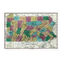 Old 1829 Pennsylvania Map posters by TheFlagStore Old 1829 Pennsylvania Map posters