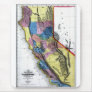 Old 1851 California Map Mouse Mats