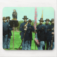 Old Abe the War Eagle - Wisconsin 101st Airborne Mousepads