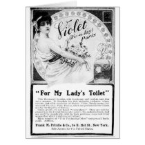 Old Advert: For My Lady’s Toilet cards