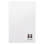 Old African Couple Personalized Stationery