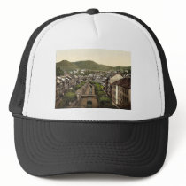 Old and new roads, Carlsbad, Bohemia, Austro-Hunga Mesh Hats