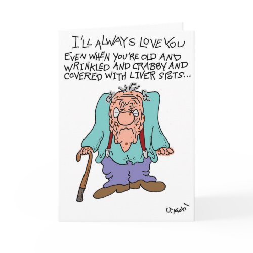 Old and Wrinkled card