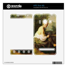 Old and young woman by Rembrandt Skins For HTC Evo 4G