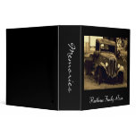 Old Antique Truck in Sepia Family Photo Album binders