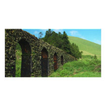 Old aqueduct photo card