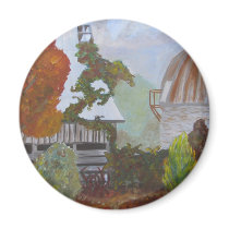 Old Barn and Silo magnets by lalagniappe Old Barn and Silo magnets