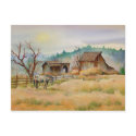OLD BARN & APPY by SHARON SHARPE postcards by sharonsharpe OLD BARN & APPY by SHARON SHARPE postcards