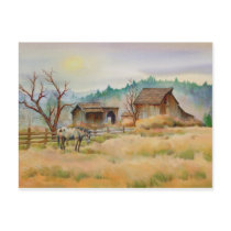 OLD BARN & APPY by SHARON SHARPE postcards by sharonsharpe OLD BARN & APPY by SHARON SHARPE postcards