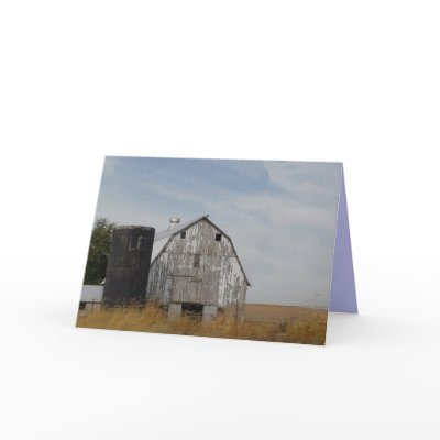 OLD BARN CARD by MAPASUE