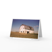 Old Barn Color Photo Blank Greeting Cards