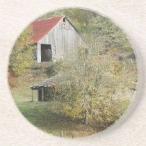 Old Barn in Rural Oregon Coaster