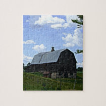 Old Barn In Wisconsin Puzzle puzzles