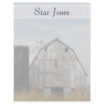 Old Barn Customized Letterhead
