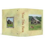 Old Barn Mail Pouch Tobacco Advertising Vinyl Binders