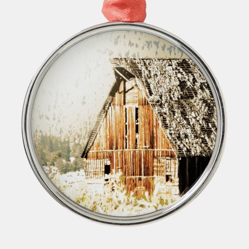 old barn metal ornament zazzle old barn metal ornament zazzle