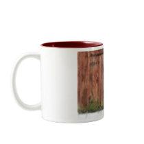 Old Barn Oil Mug by talliktok_katauyak Old Barn Oil Mug