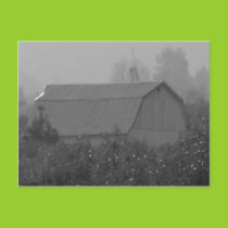 Old Barn Postcard