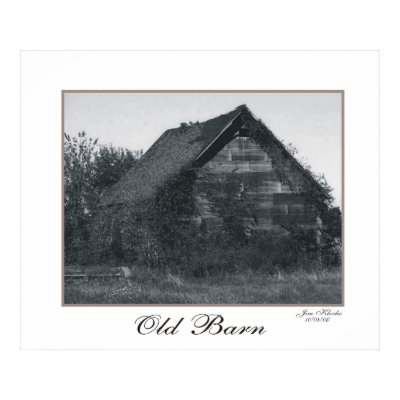 Old Barn Print #1 by klocke