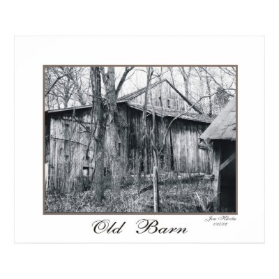 Old Barn Print #5 by klocke