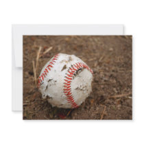 old baseball announcement