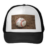 old baseball mesh hats