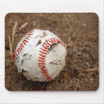 old baseball mouse pads