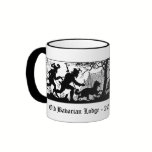 Old Bavarian Style Wild Boar Pig / Wild Boar Hunt mugs