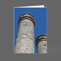 "Old Baylor Chimneys" Greeting Card cards