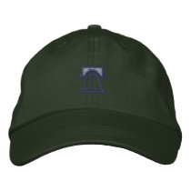 Old Bell Outline embroidered hats by ZazzleEmbroidery Old Bell Outline embroidered hats