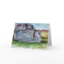 "Old Bewick" Rock Art - Northumberland Note Card