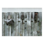 Old Bird Houses ~ ATC Business Card Template