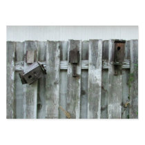 Old Bird Houses ~ ATC Business Card Template