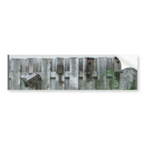 Old Bird Houses ~ bumper sticker