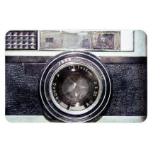 Old black camera magnets