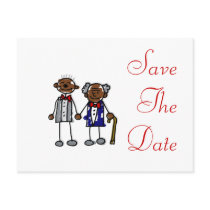 Old Black Gay Couple postcards