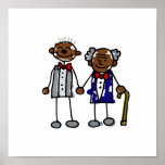 Old Black Gay Couple posters