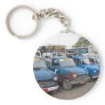 Old Blue Mazdas Taxis Key Chains