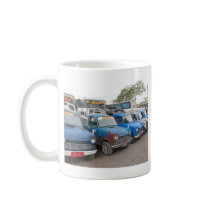 Old Blue Mazdas Taxis Mug