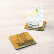 Old Boat cork coasters