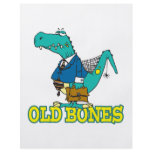 old bones funny dino dinosaur toon full color flyer