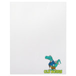 old bones funny dino dinosaur toon letterhead