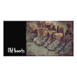 Old boots photo cards