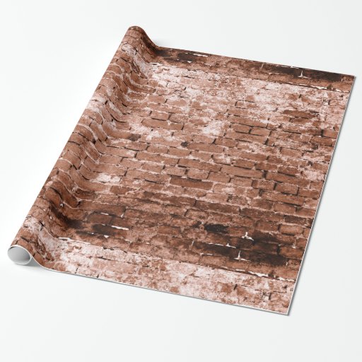 Old Brick Wall Wrapping Paper Zazzle