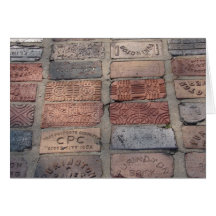 Old Bricks Greeting Card
