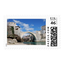Old Bridge in Mostar Postage Stamps